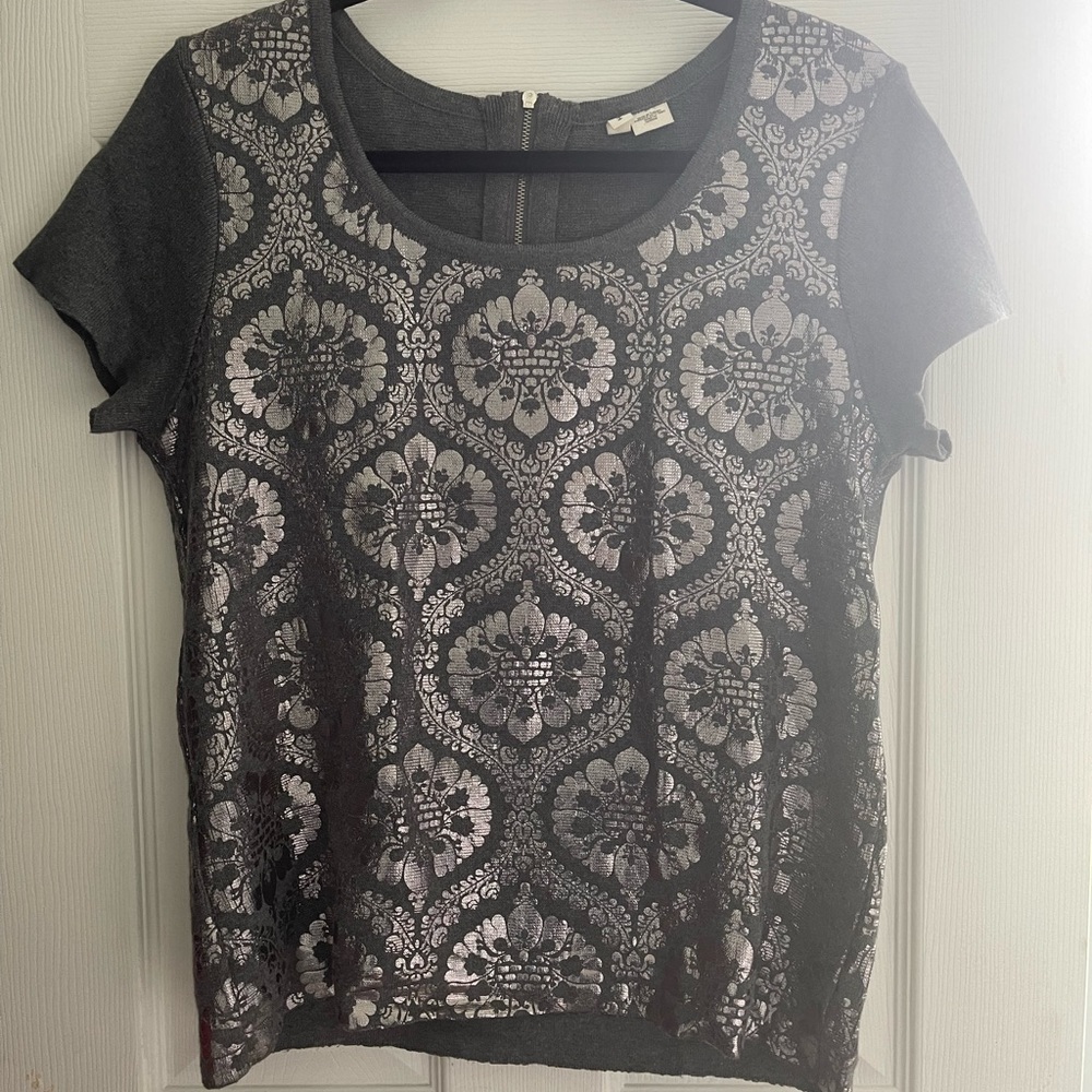 Anthropologie - Moth Grey Shirt